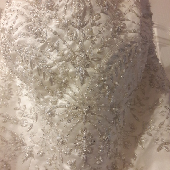 Wedding dress,petty coat,bustle